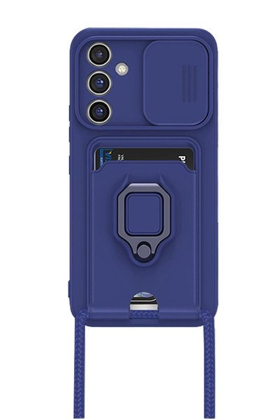 New Face ILKESHOP حافظة جديدة لهاتف Galaxy A25 5G من السيليكون مع حامل بطاقات...