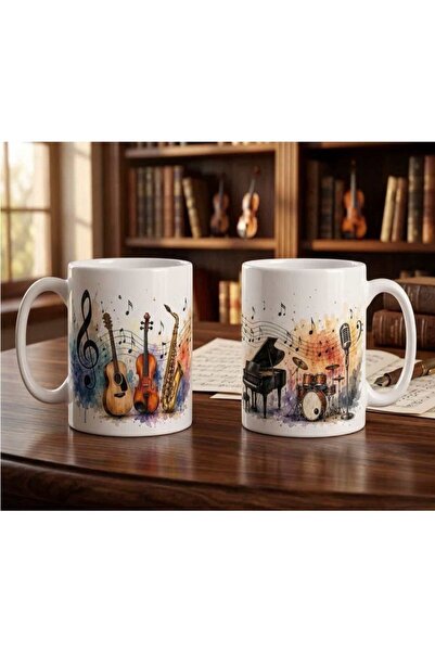 KADOREX DESIGN Special Mug for Music Lovers – Gift with Watercolor Note and I...