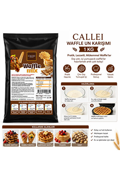 Callei WAFFLE UN KARIŞIMI 1 KG