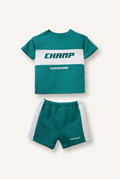 DeFacto Printed 2-Piece Set for Baby Boy H4118A526Hs