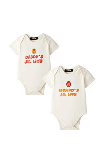 Galatasaray 2`li Kısa Kollu Bebek Body B251031