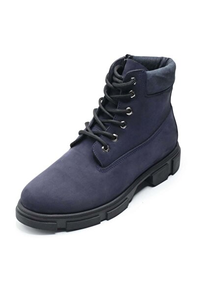 COSTO Size 45 46 47 Men's Boots Navy Blue Nubuck Wide Fit Winter Model