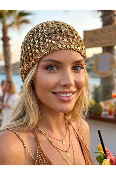 My Joyas Design El Yapımı Camel File Pul Payet Bere