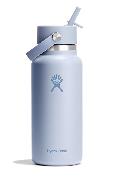 Hydro Flask Geniş Kapak Pipetli Termos 946 ml (32 Oz) - Surf Mavi