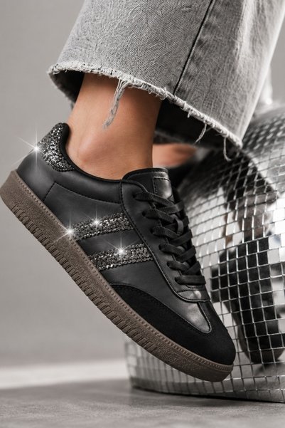 MUGGO SPARKLY Kadın Sim Detaylı Günlük Sneaker Spor Ayakkabı