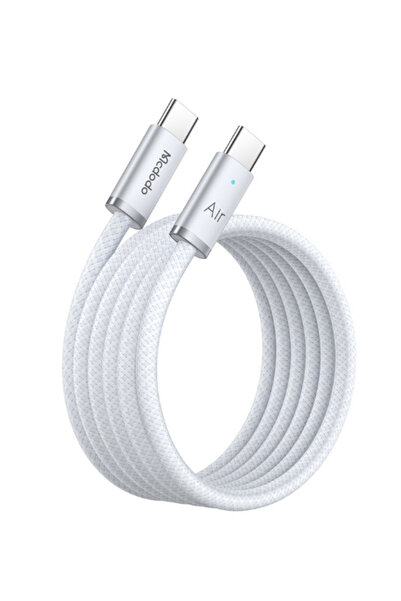 Mcdodo CabLuma 240W Usb-C To Usb-C 1.2 Metre Dayanıklı Naylon Örgü Şarj Ve Da...