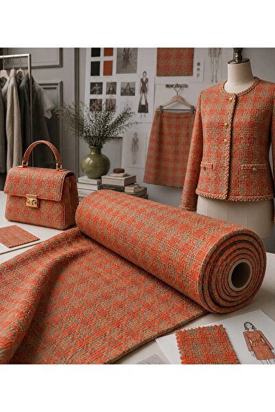 ŞALSERA Şanel Tuvit Dokuma Kumaş , % 65 Polyester % 35 Pamuk ( 150 x 100 cm 2...