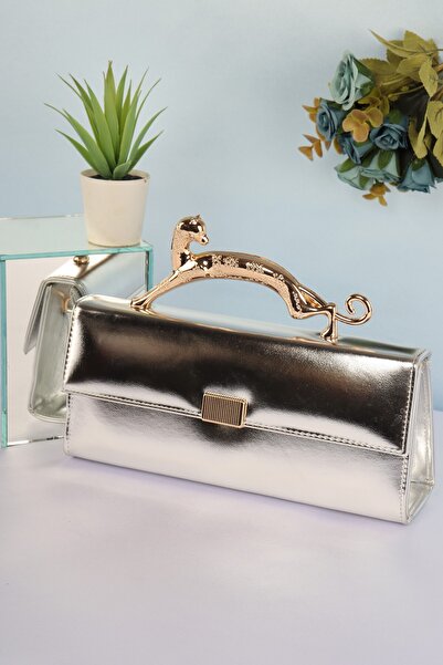 weem bag Ελυσάρα EB0144 |   ΜΑΤ ΚΟΜΨΗ ΤΣΑΝΤΑ ΠΟΡΤΦΟΛΙΟΥ ΜΕ ΜΕΤΑΛΛΙΚΗ ΛΑΒΗ PUMAS
