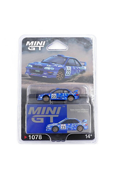 TOYFEST Mini gt 1/64 subaru impreza wrc99 2000 acropolis rally - blister package