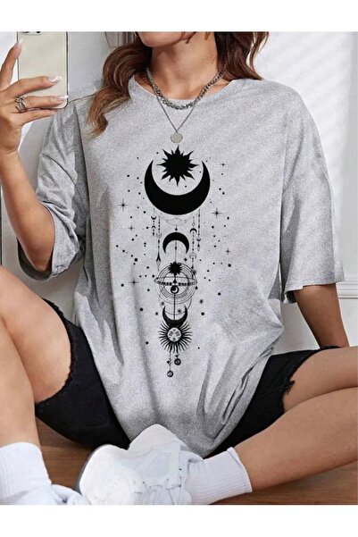 NIGRUM PARDUS New Season Galaxy Symbol Printed 100% Cotton Plus Size Women's ...