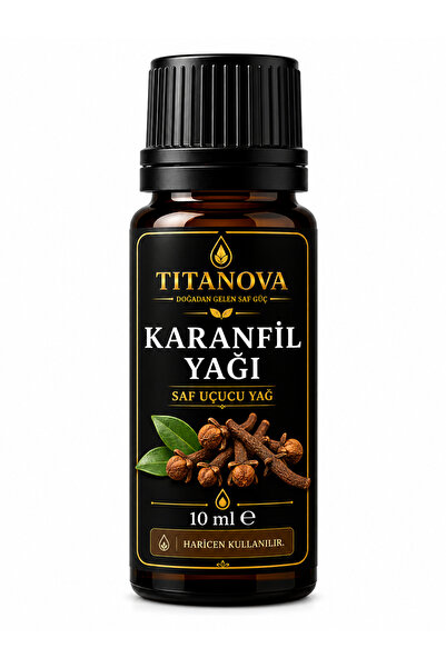 TİTANOVA زيت القرنفل 10 مل زيت عطري نباتي نقي