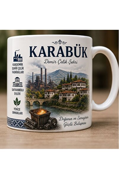 KADOREX DESIGN Turkish Cities Special Design Mug – Collection with Regional C...