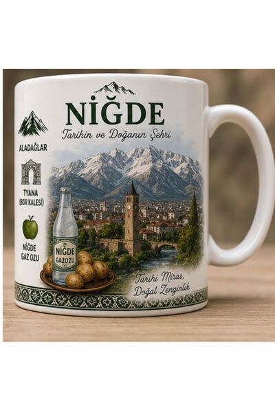 KADOREX DESIGN Turkish Cities Special Design Mug – Collection with Regional C...