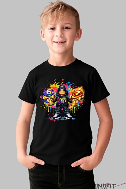 GILDAN Tricou Roblox Kendama Personaj Dinamic Cu Energie Exploziva