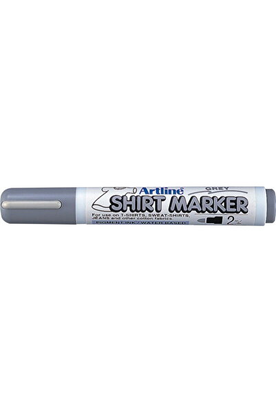 artline ARTLINE T-Shirt marker, plastic body, round tip 2.0mm - gray
