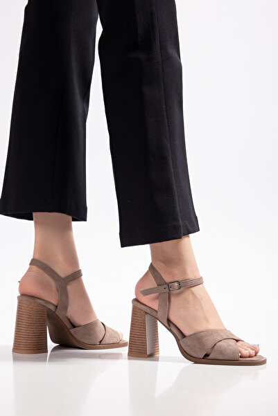 Elile Shoes Hakiki Deri 34-35 Numaradan 41 Numaraya Kadar Topuklu Sandalet