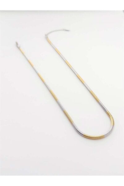 ÖZÇTAKI 316 L Stainless Steel - Anti-Allergic - Non-Tarnish Double Color Chai...