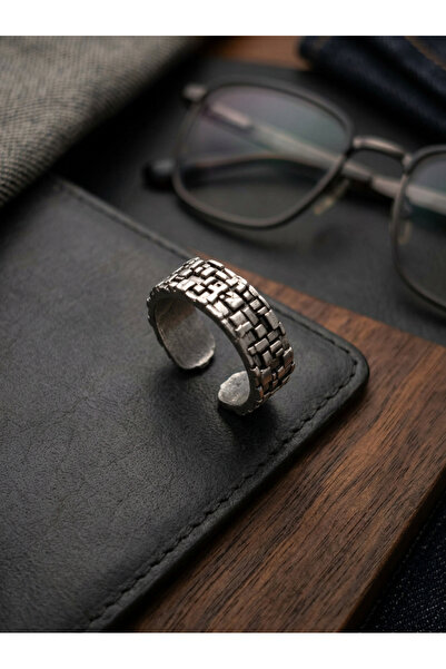 Velcari Old Wall Modern Masculine Series Special Design Men's Ring