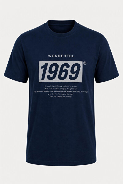 trender Printed Supremes Indigo Men's T-Shirt 226-22 1969