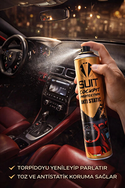 SUIT LUXURY AUTO COSMETİCS SUİT COCKPİT PROTECTİON ANTİ STATİC(TORPİDO PARLAT...