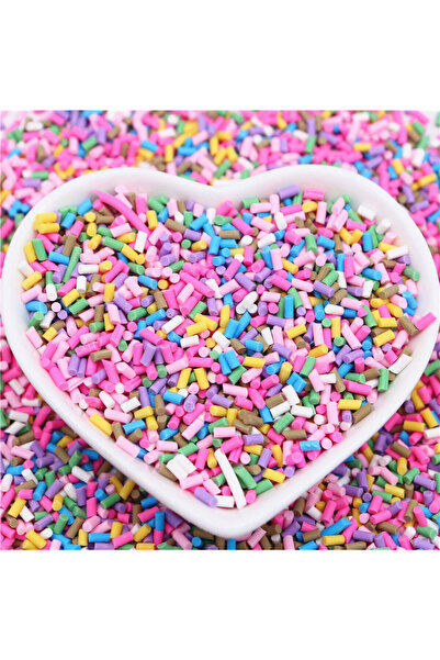Choice17 01pk ltcf Candy Polymer Clay Slices 1mm Thin Sprinkles Long Cylindri...