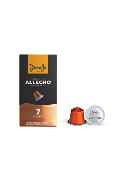 DİMELLO Κάψουλες Allegro συμβατές με Μηχανή Nespresso - 10τεμ.