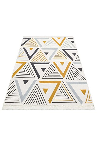 halinet Halı.Net White Modern Washable Non-Slip Living Room Carpet Eco-Arya-1...