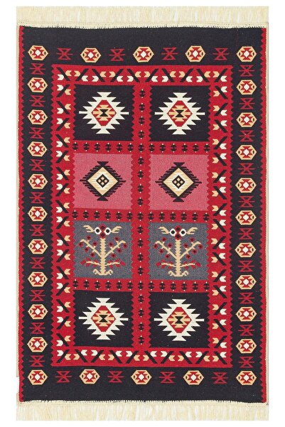 halinet Halı.Net Cream Ethnic Bohemian Washable Non-Slip Living Room Carpet E...