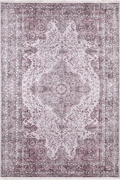 halinet Halı.Net Beige Classic Washable Non-Slip Living Room Carpet Haln-Hln200