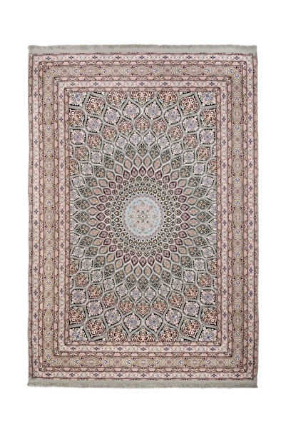 halinet Halı.Net Beige Modern Washable Non-Slip Living Room Carpet Pia-Classi...