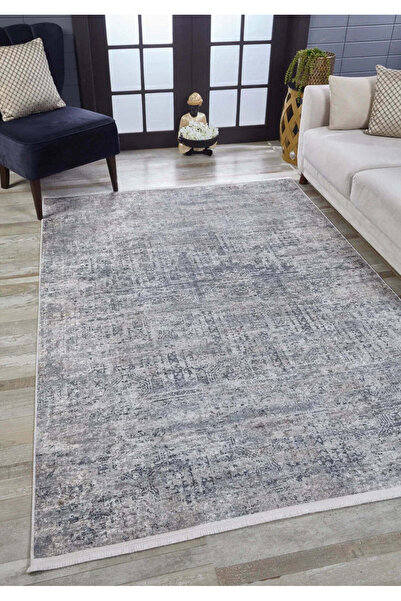 halinet Halı.Net White Modern Washable Non-Slip Living Room Carpet Haln-Hln1774