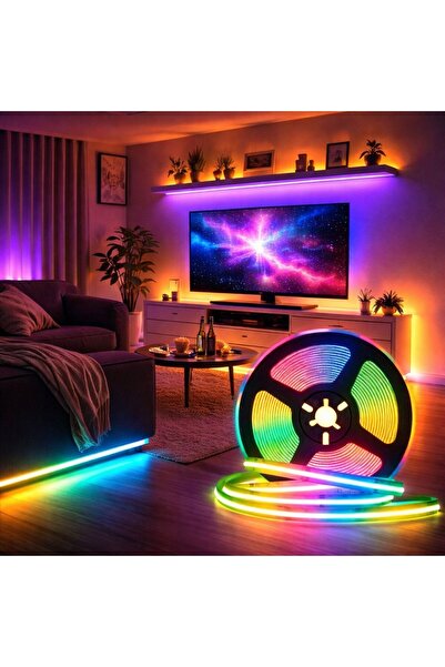 DELIGHT Bandă LED COB RGB 672 LED-uri/m 21W/m 24V (5m/rolă)