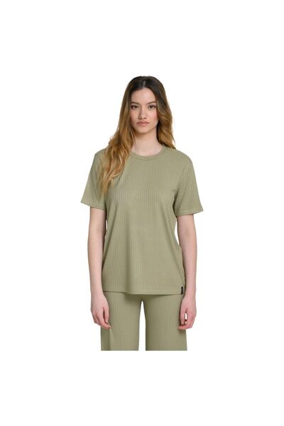 Target Tricou de damă cu mânecă scurtă, reiat, M