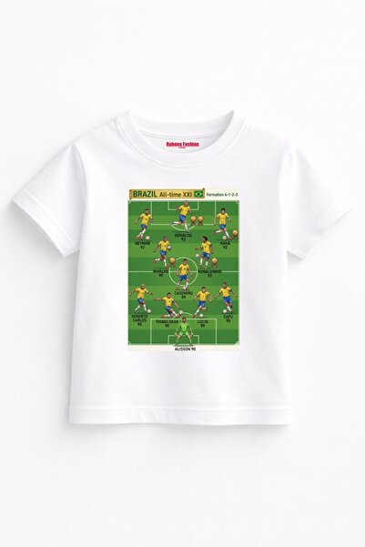 Rabona Fashion Tricou pentru copii Brazilia Legendele de toate timpurile
