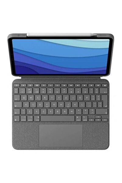 logitech Combo Touch cu tastatura pentru iPad Pro 1/2/3th gen de 11inch, Layo...