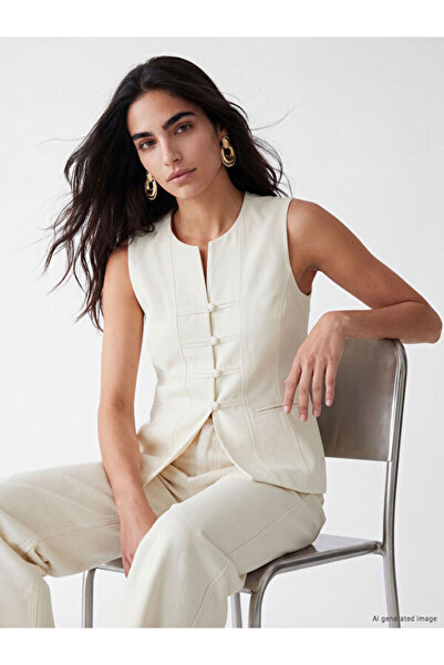 LC Waikiki Shining Choices Modal Blended Women's Classic Vest from Shining Store