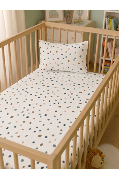 ngn collection Set of 2 100% Cotton Poplin Baby Elastic Sheets and Pillowcase...