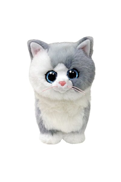 TY Beanie Babies Gri Kedi Furley 15 CM