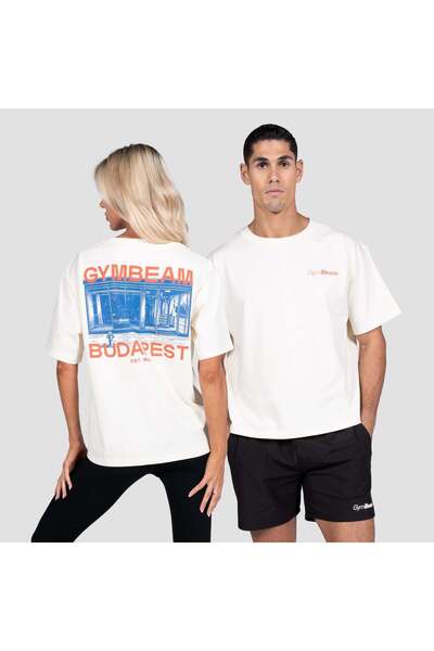 GymBeam Tricou Budapesta Crem S