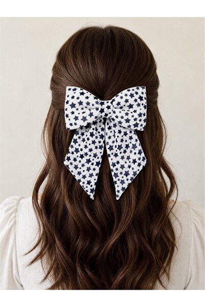 JZ MODA Retro Star Patterned Bow Automatic Buckle