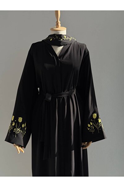 mihrimahtr NAKIŞLI LALE ABAYA + ŞAL
