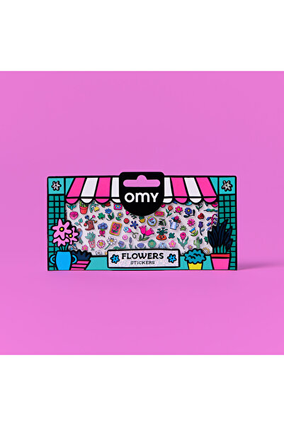 OMY Fabulous Vinil Çıkartmalar - Flower Shop