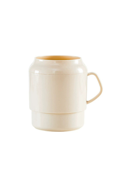 Viyogo Kitchen utensil holder with cup-type drain, 13.5 cm x 11 cm, 14 cm, beige