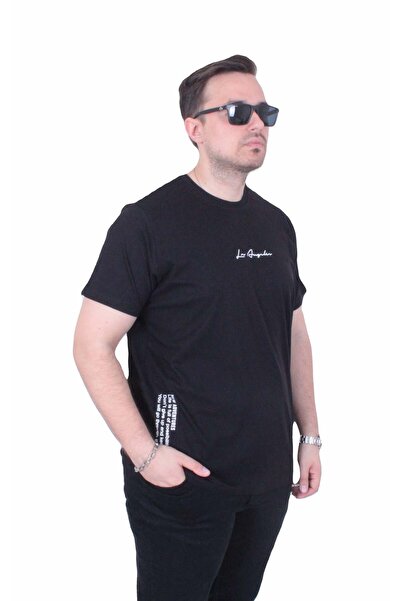 MocGrande Tricou cu gâtul în formă de O pentru bărbați, mărime mare, New Adve...