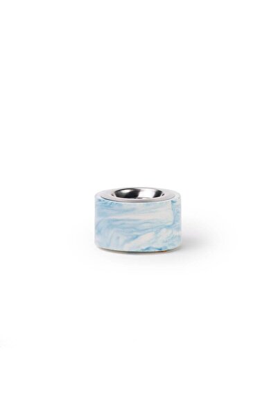 Tajseed Marble Eid Incense Burner - Light Blue