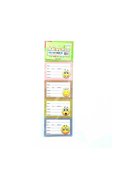 winplus Win Plus Book Labels EX152D 4Sheets Assorted