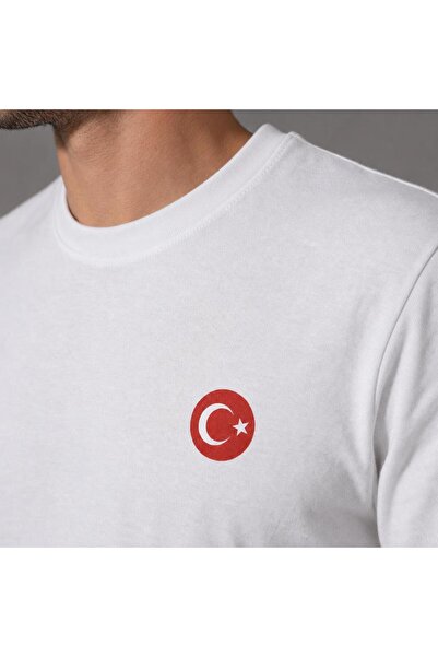 TFF TÜRKİYE MİLLİ TAKIM BEYAZ T-SHİRT – KUTLAMA BASKILI