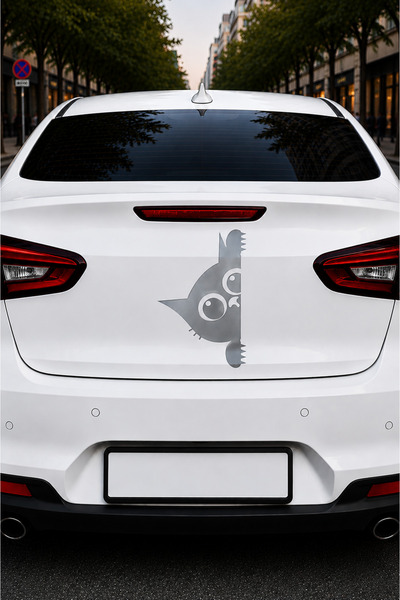 Organizasyon Pazarı Bakan Kedi Sticker Car Motorcycle Bicycle Notebook Phone