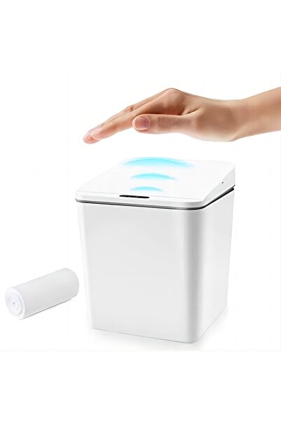 Halasouq Smart Sensor Folding Lid Trash Can