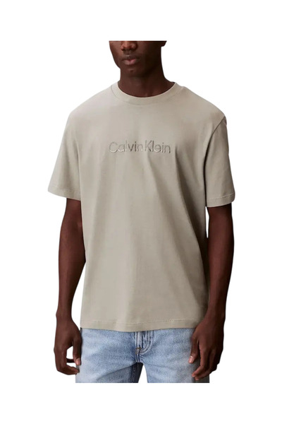 Calvin Klein Ανδρικό T-shirt Μπεζ LV04LF813G-PEZ